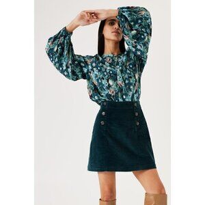 NWT GARCIA Misty Fields Print Blouse